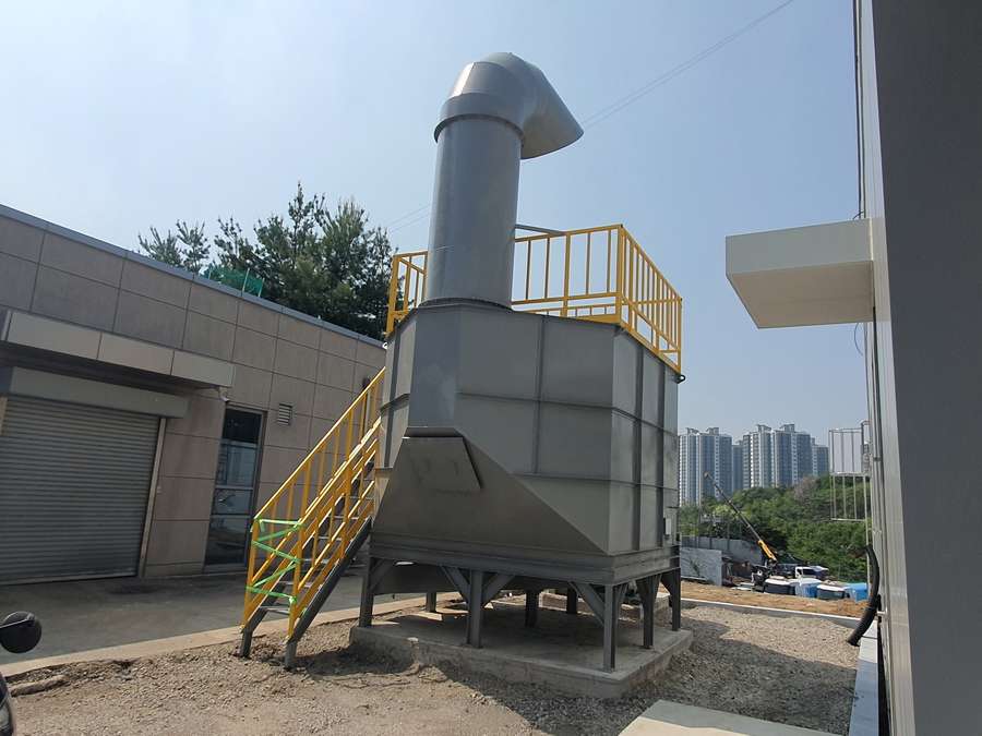 수원 A/C TOWER 설치공사 시공 사진 9